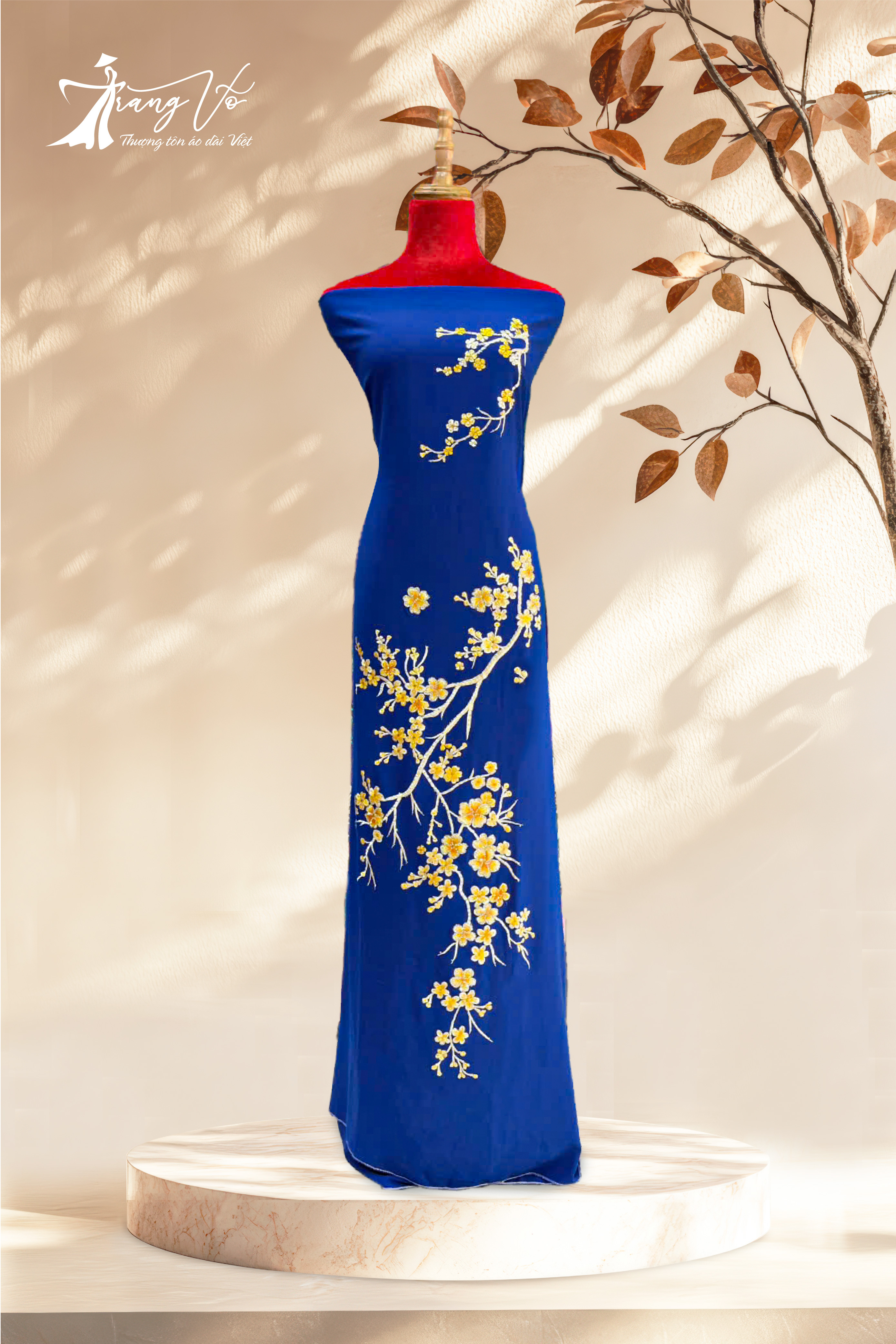 LEN Ý THÊU ÉP ĐÁ SWAROVSKI CAO CẤP #03112403